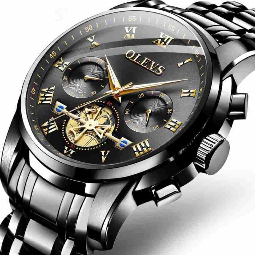 OLEVS Classic Premium Stylish Chronograph with Tourbillion Analog