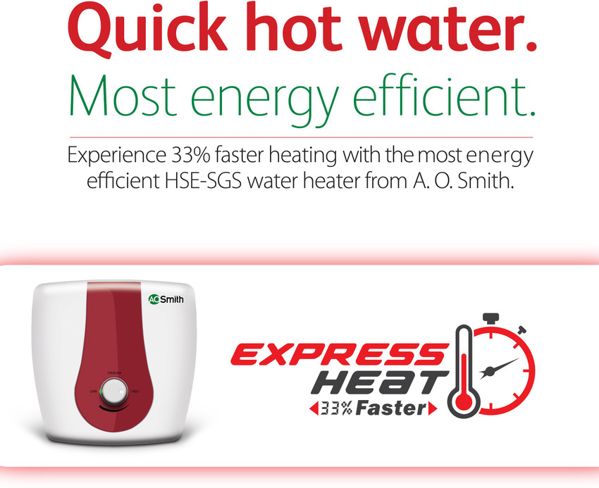 AO Smith 25 L Storage Water Geyser (SGS-GREEN-025, White) Price in India -  Buy AO Smith 25 L Storage Water Geyser (SGS-GREEN-025, White) online at  Flipkart.com