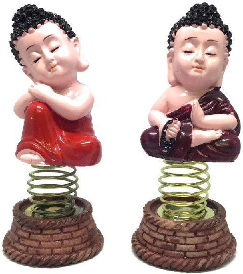 Antras Creations Pair of Vibrating Little Buddha Spring Bobble ...