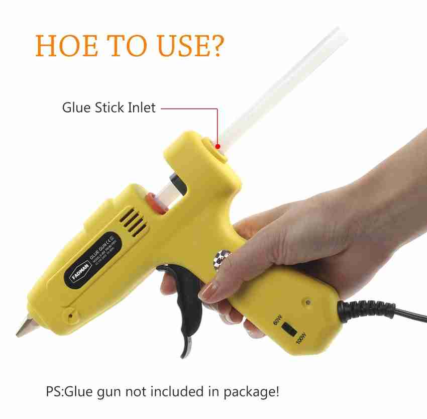 Hot Glue Gun With Glue Sticks 20 Pcs High Temp Glue Guns