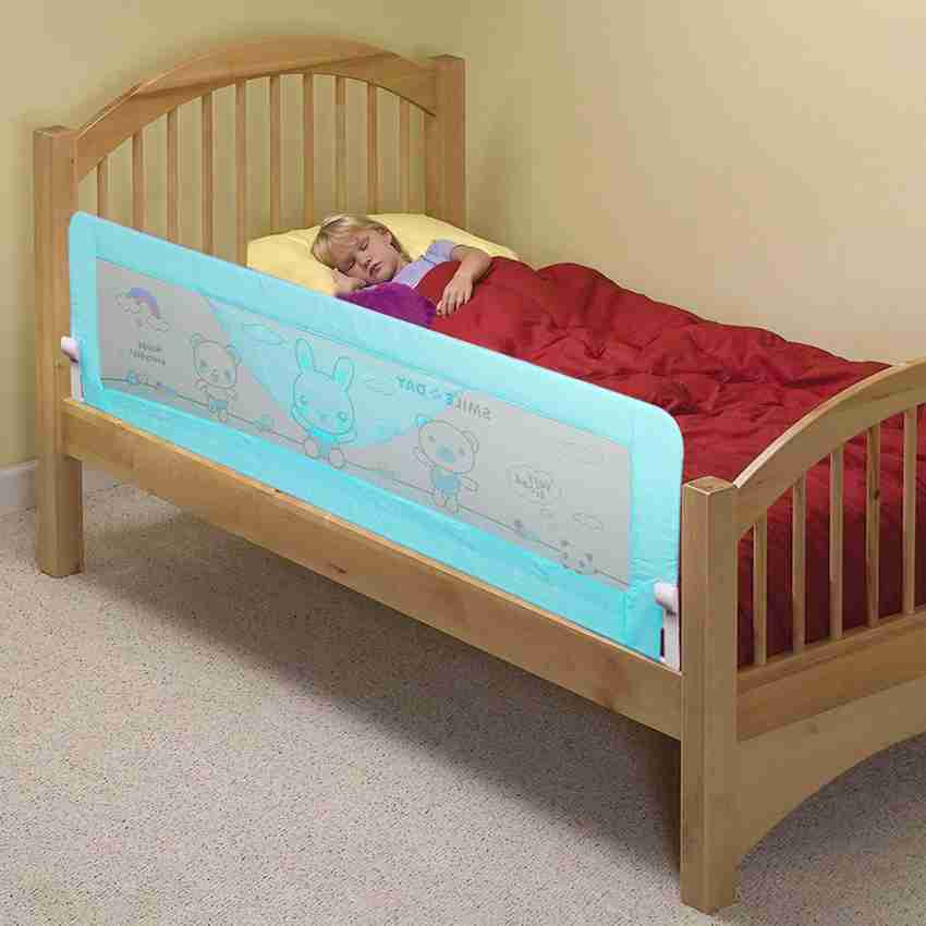FEBFOXS 59 Toddler Bed Rails, Bed Rail for Toddlers, 30 Levels of Height  Adjustment Baby Bed Rail Guard, Foldable Safety Baby Crib Rail for Children