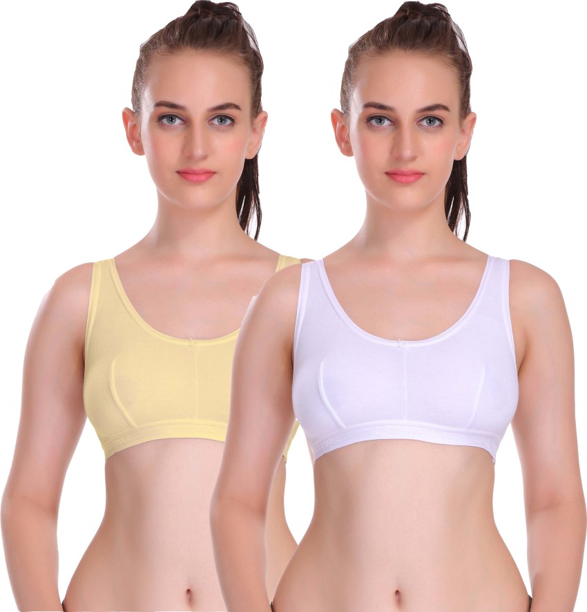 Buy Eve's Beauty Women Black XXL Pack of 2 Sports Bra (XXL) Online at Best  Prices in India - JioMart.
