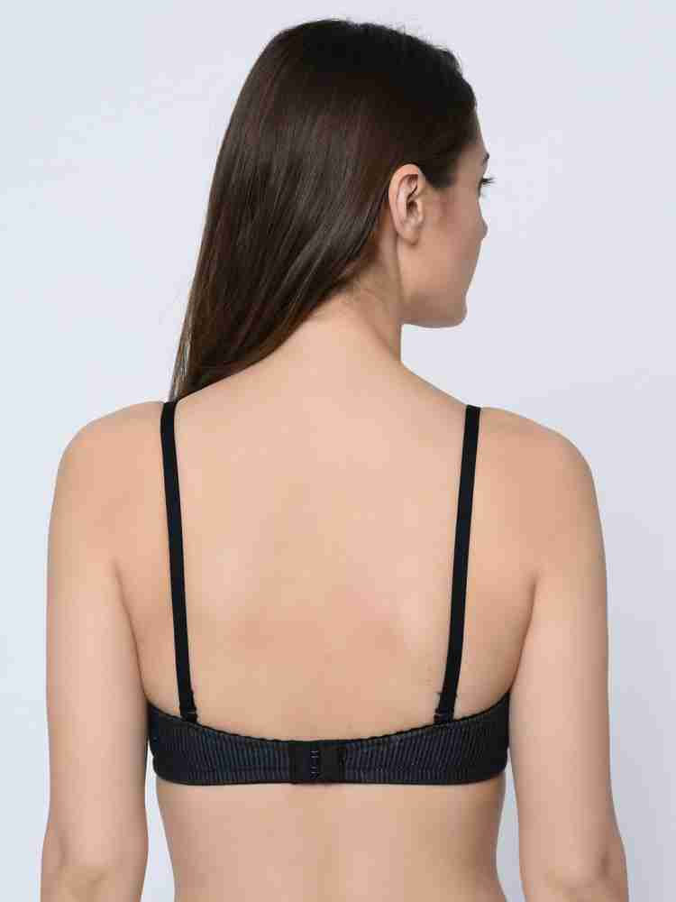 Buy Prettybold Women's Lace Bra - Black (34C) Online