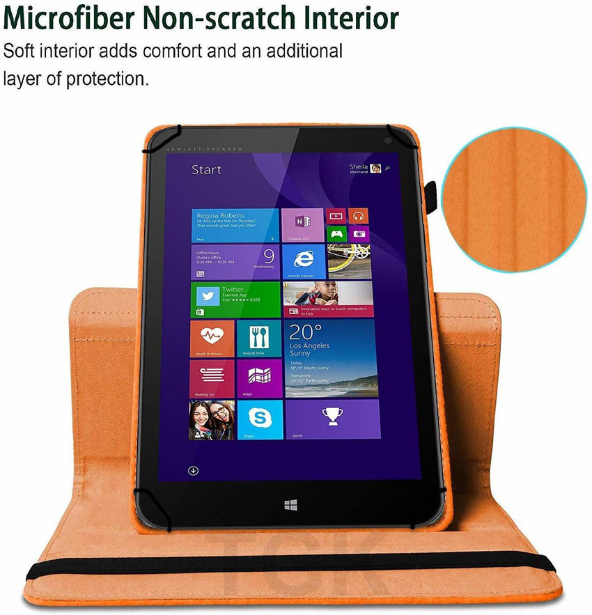 TGK Flip Cover for HP Stream 8 Tablet 8 inch 32GB with Rotating Leather Stand Case TGK Flipkart
