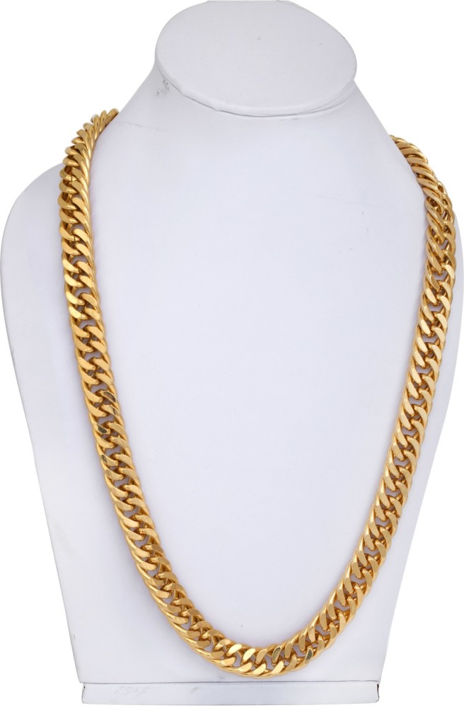 Brass hot sale necklace mens