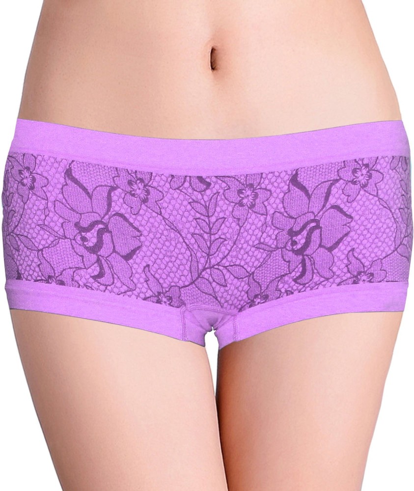 Women Bra Women Boy Short Purple Panty - Buy Women Bra Women Boy Short  Purple Panty Online at Best Prices in India