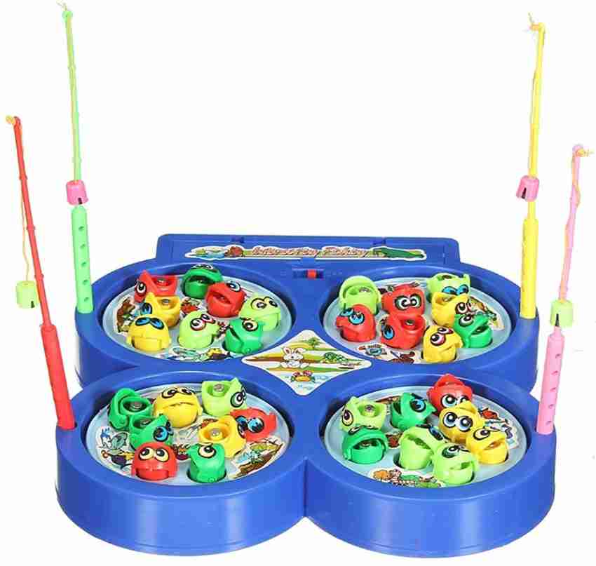 Sanchi Creation Fish Catching Game for Kids, 2 - 4 Players, Game