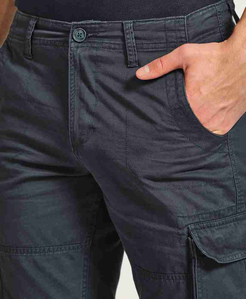 BUFFALO by FBB Solid Men Blue Cargo Shorts Buy BUFFALO by