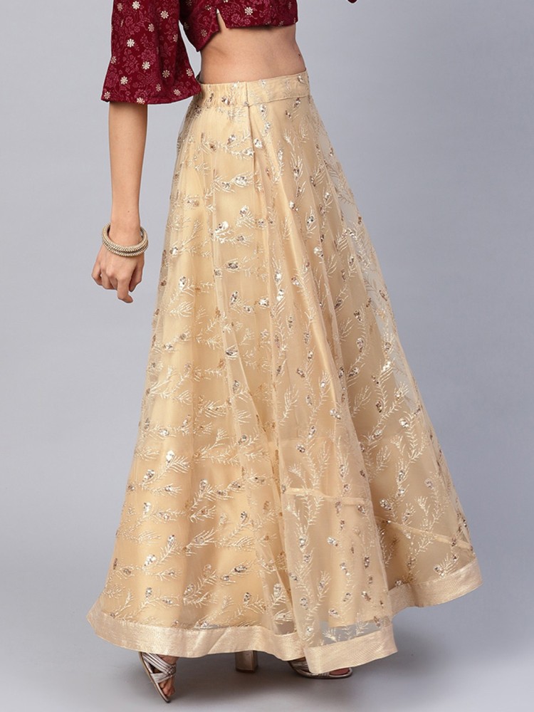 Juniper Embellished Women Flared Gold Skirt Buy Juniper Embellished Women Flared Gold Skirt Online at Best Prices in India Flipkart