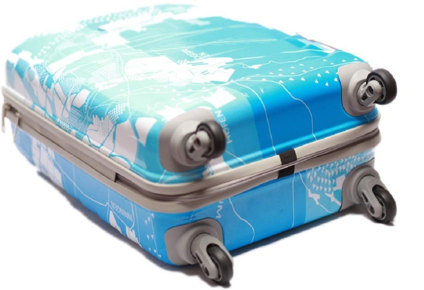 SKYBAGS TROOPER 4W STR 55 BLUE Cabin Suitcase 4 Wheels 20 inch BLUE Price in India Flipkart