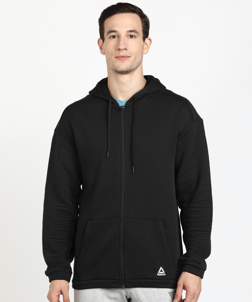 Reebok full sleeve solid men's jacket online