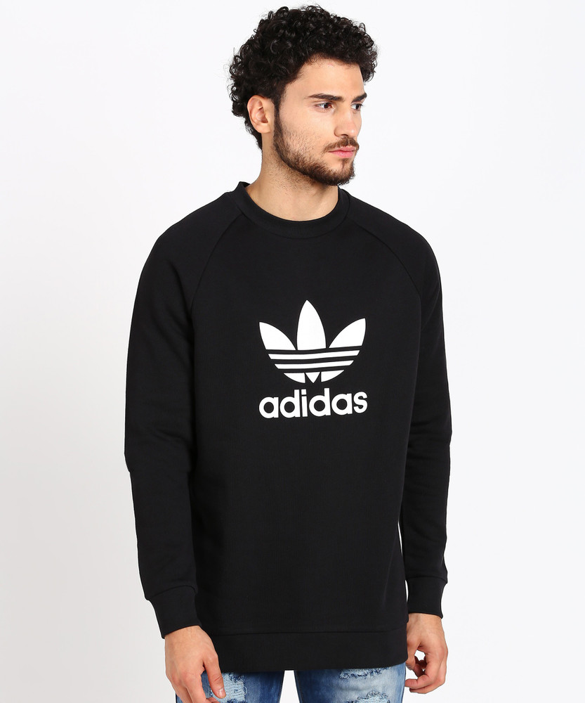 Adidas full sleeve printed men's sweatshirt sales