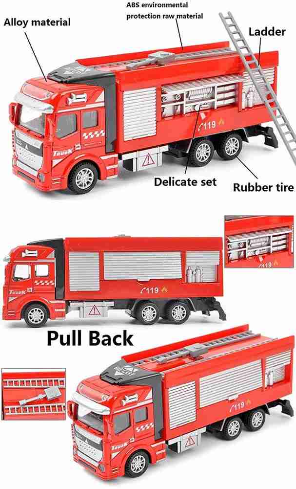 Die cast metal fire trucks new arrivals