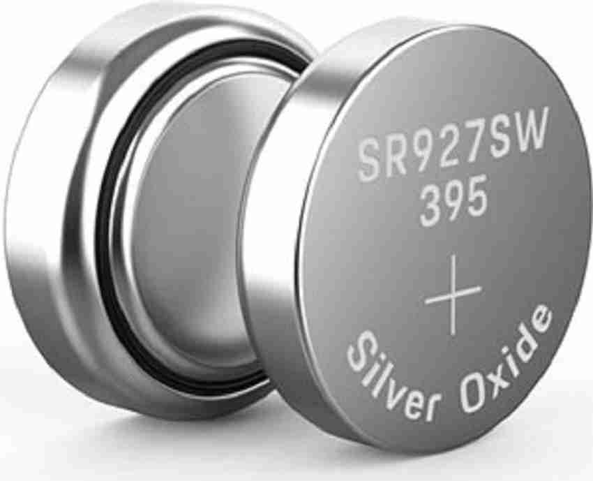 lootmela Compatible SR927SW 395 Silver Oxide Button Coin for