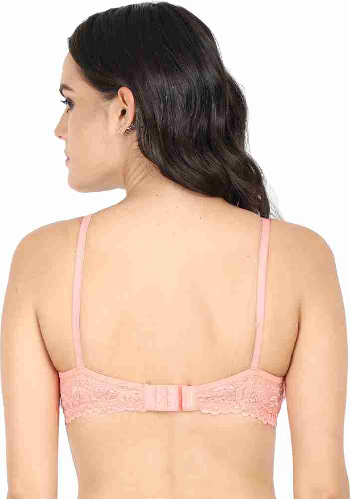 Buy online Maroon Laced T-shirt Bra from lingerie for Women by Susie for  ₹489 at 42% off