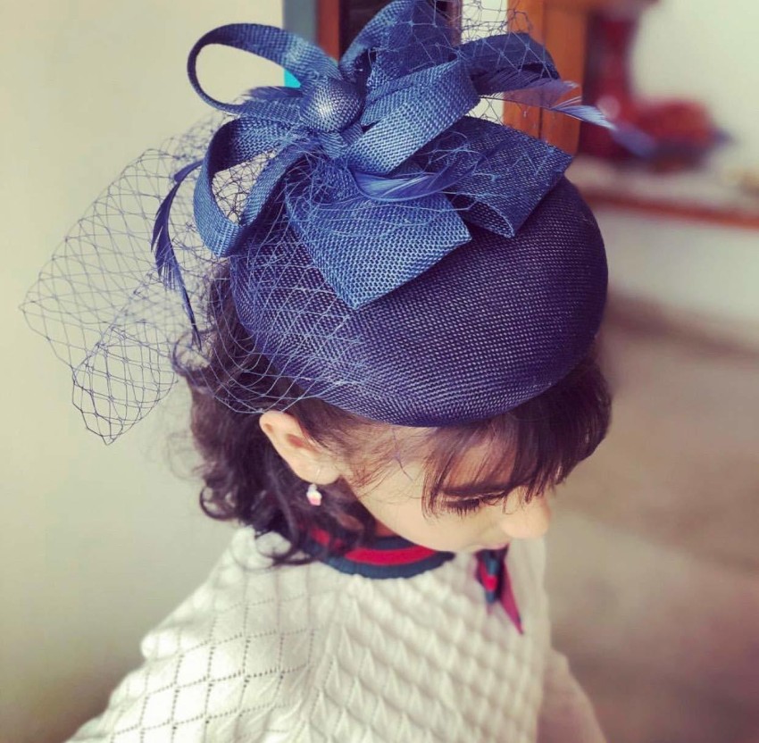 Little Surprise Box Royal Blue Berret Hat Clip Hair Clip Price in
