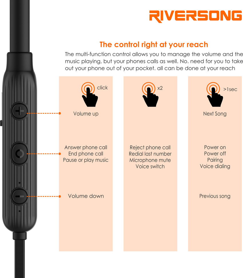 Riversong stream n sports wireless 2025 earphone