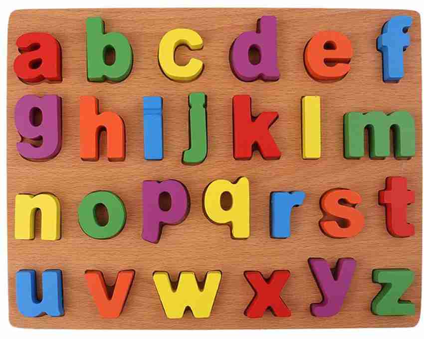 Wooden alphabet letters puzzle new arrivals