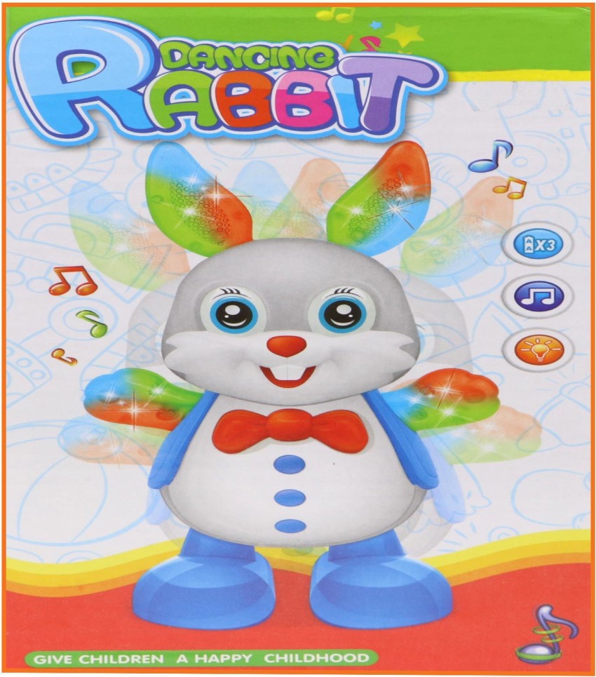 zest 4 toyz Dancing Cute Rabbit with Blinking Eyes, Music 