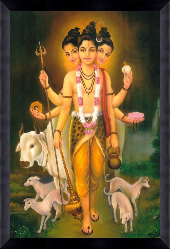 Subhavastu - Spiritual God Desktop Mobile Wallpapers - Category: Dattatreya  - Image: Dattatreya Mobile Wallpaper_86