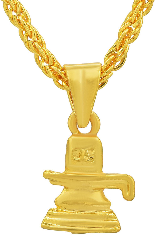 Shiva linga top gold locket