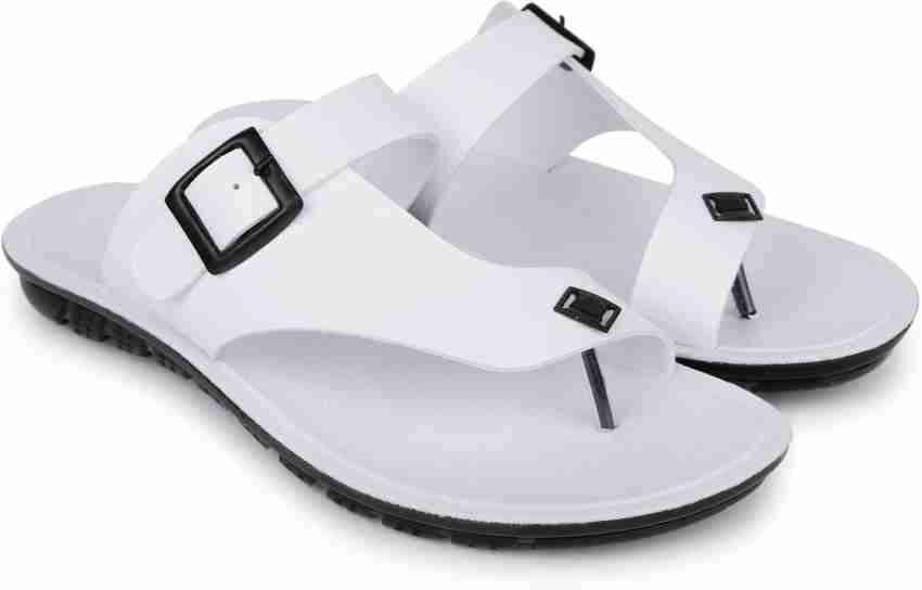 White outlet male sandals