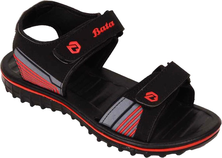 Bata Men Black Red Sandals Buy Bata Men Black Red Sandals