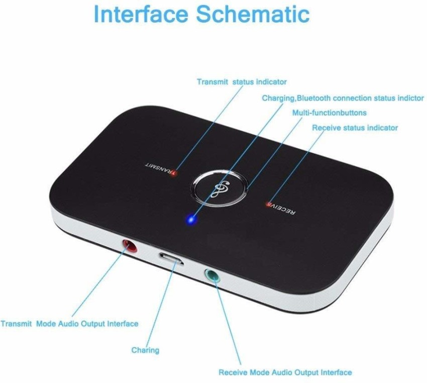 LipiWorld TV-out Cable Bluetooth Transmitter & Receiver, Wireless