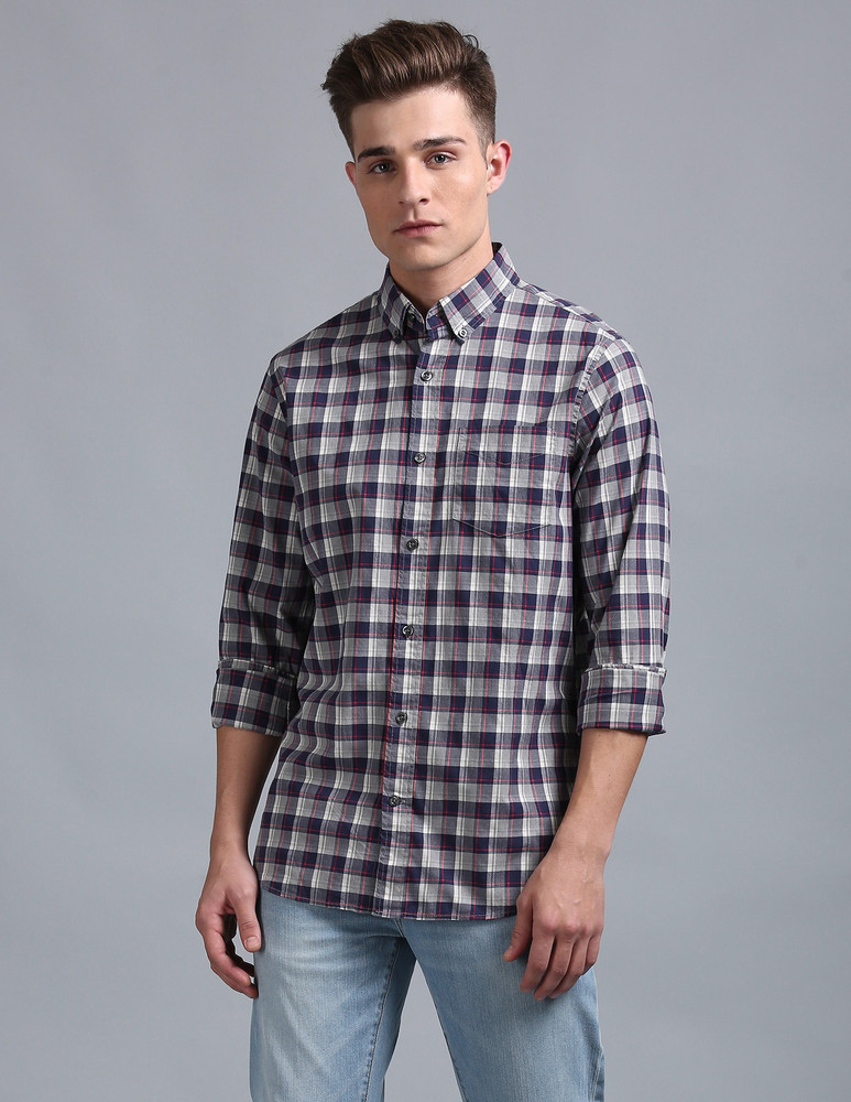 Gap plaid shirt deals mens