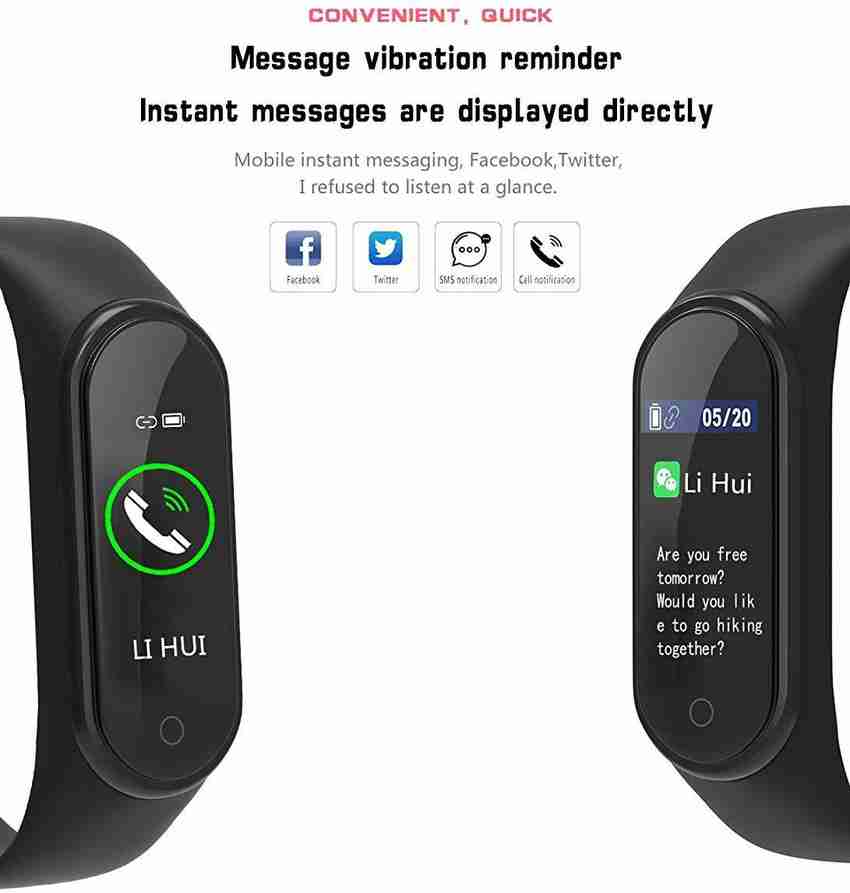 Hypex M4 Bluetooth Fitness Wrist Smart Band Price in India Buy