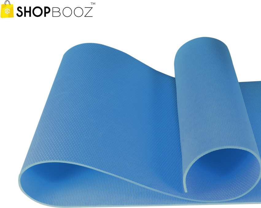 SHOPBOOZ BOOZ6MMBLUEBOTH Blue 6 mm Yoga Mat Buy SHOPBOOZ BOOZ6MMBLUEBOTH Blue 6 mm Yoga Mat Online at Best Prices in India Sports Fitness Flipkart