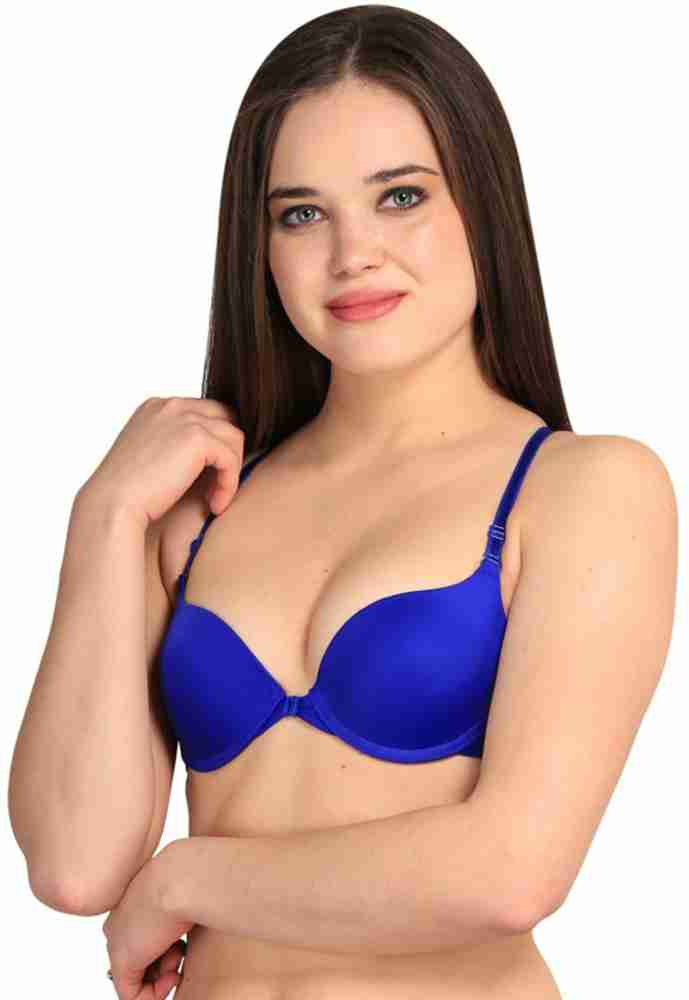 Gopalvilla Women Push-up Lightly Padded Bra - Buy Blue Gopalvilla Women Push -up Lightly Padded Bra Online at Best Prices in India