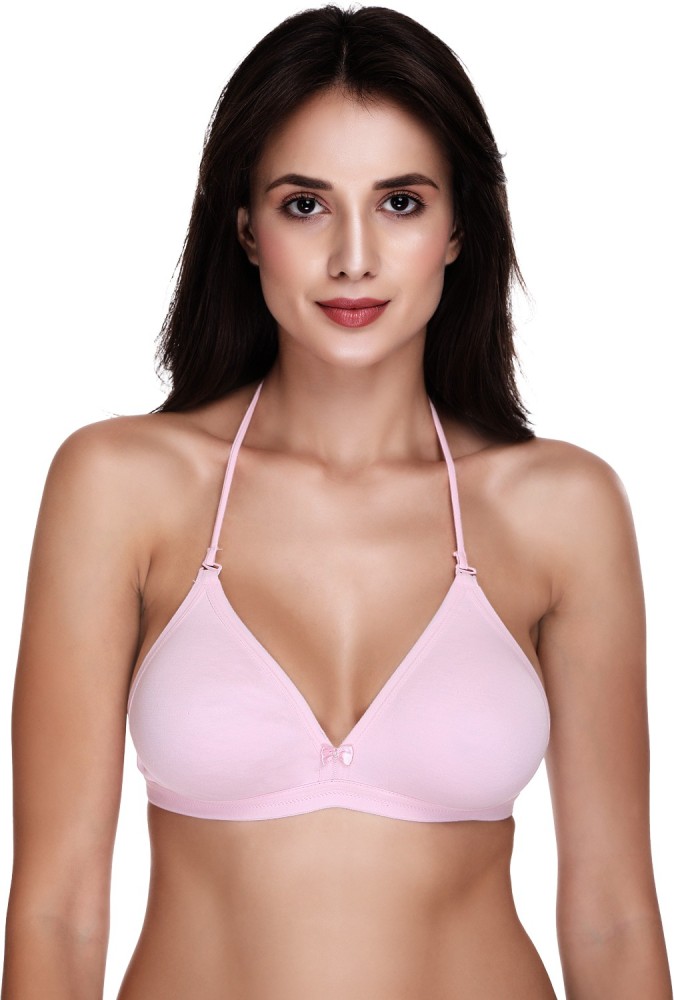 Damro Halter Neck Cotton Bra for Women Pack of 2