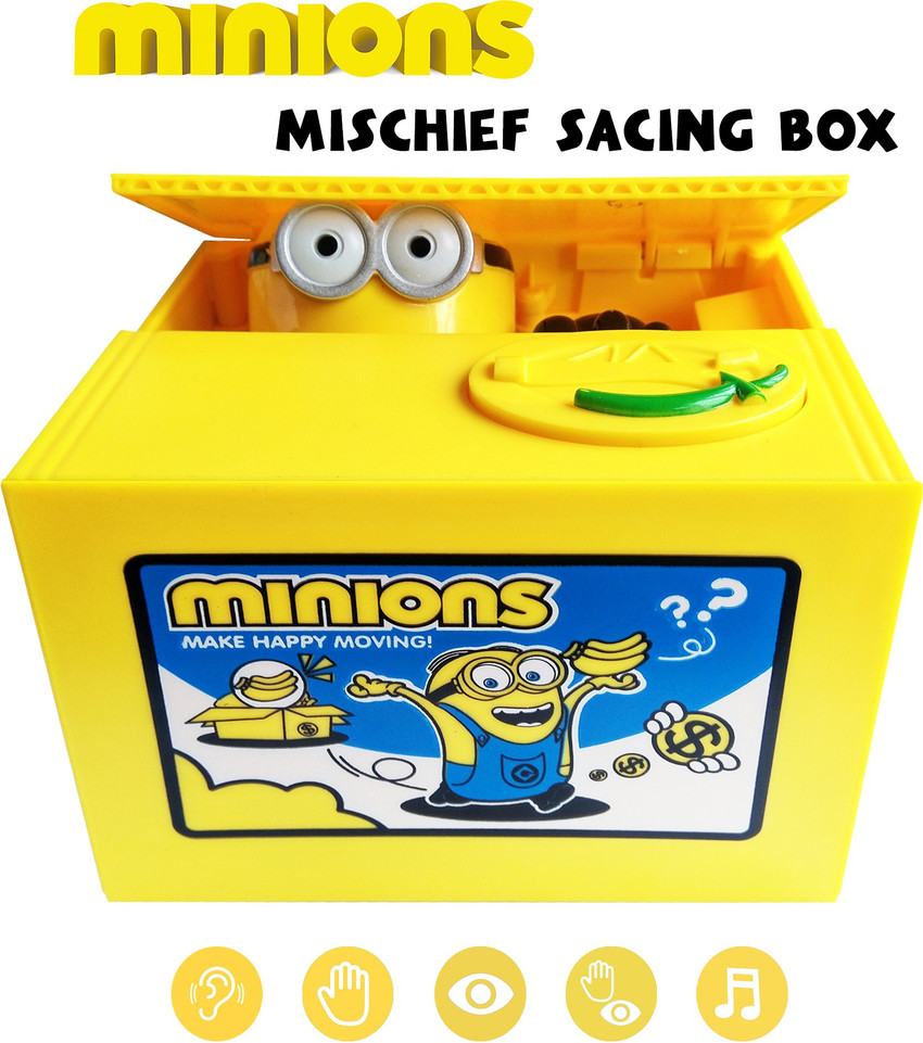 Minion piggy bank on sale