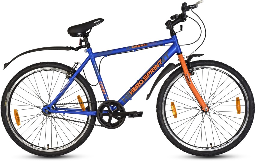 hero sprint santiago 26t ss hybrid bicycle