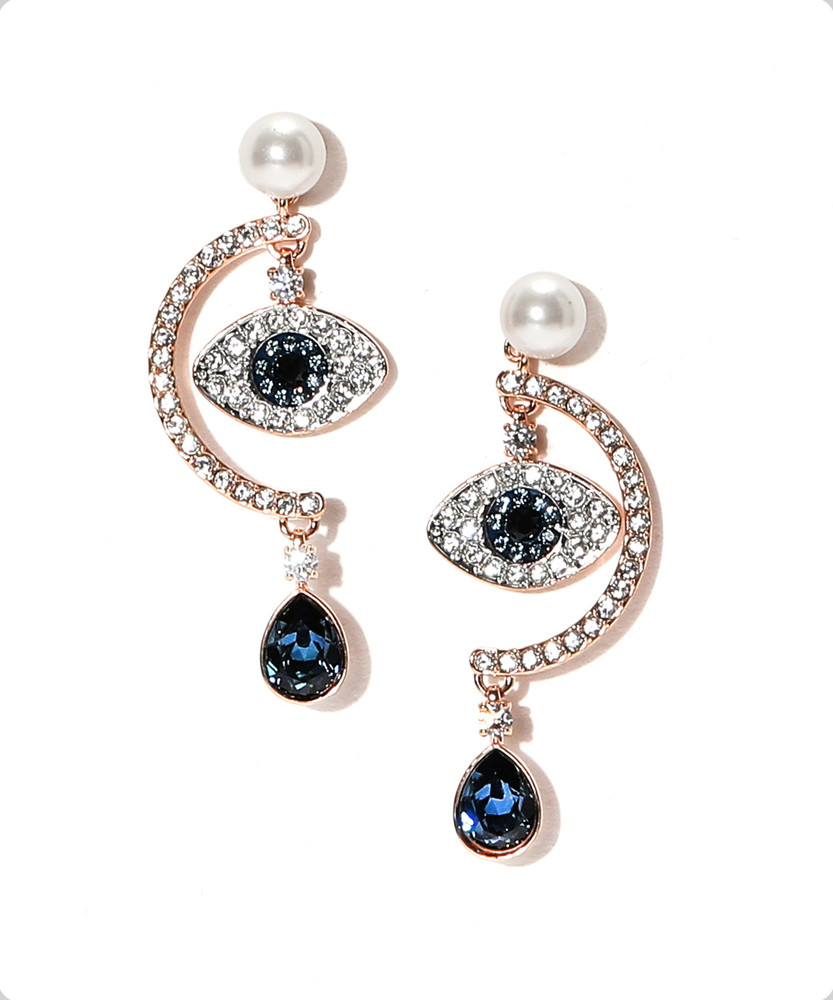 Evil Eye Earrings Swarovski Store  renuvidyamandirin 1693480817