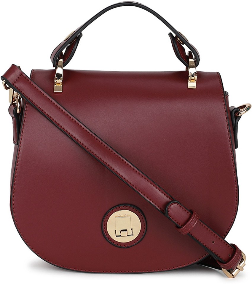 Buy Allen Solly Women Maroon Sling Bag BURGUNDY Online Best Price in India Flipkart