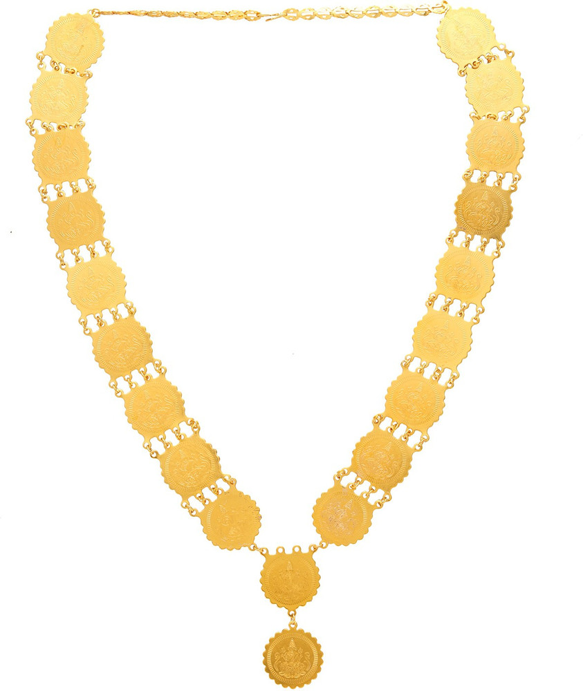 Gold coin haar top