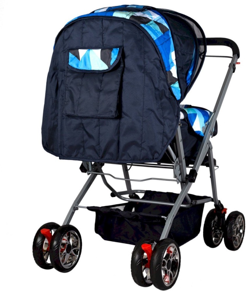 BabyGo Delight Reversible Baby Stroller Pram with Mosquito Net Pram Buy Pram in India Flipkart