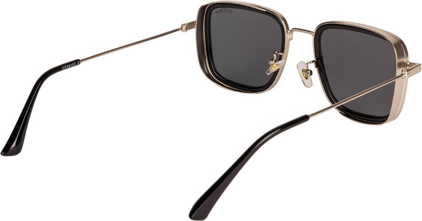 Summer Style Retro Square Cubitts Sunglasses For Women And Men Waimea L  Full Frame With Gradient Grey Lens In Black And Gold Fashionable Eyewear In  Random Box From Newbrandsunglasses, $46.64