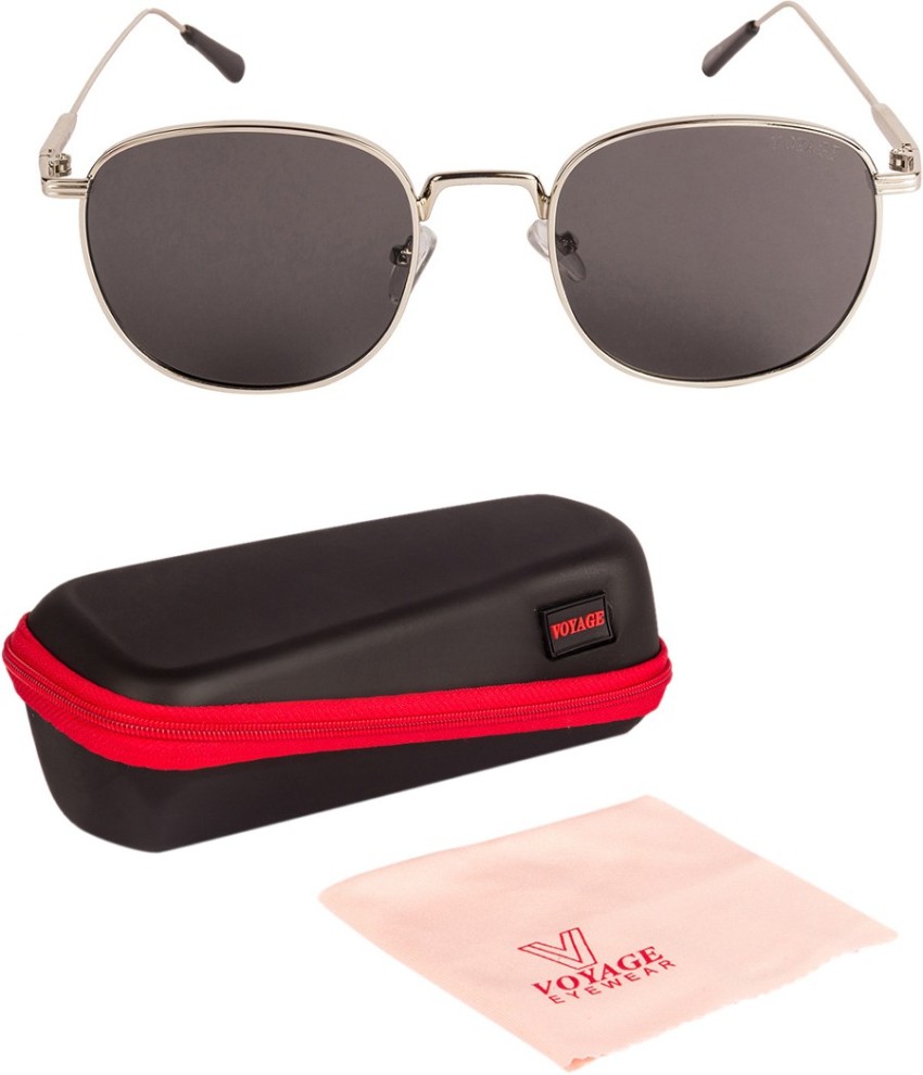 Voyage UV Protected Square Men & Women Sunglasses - (2025MG3565Z | Black  Lens | Grey Frame) : Amazon.in: Fashion