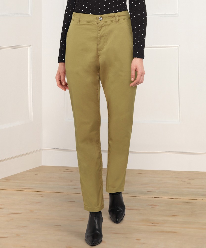 Buy Khaki Trousers & Pants for Women by Popnetic Online