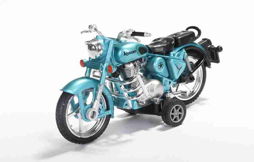 Bullet bike model toy top