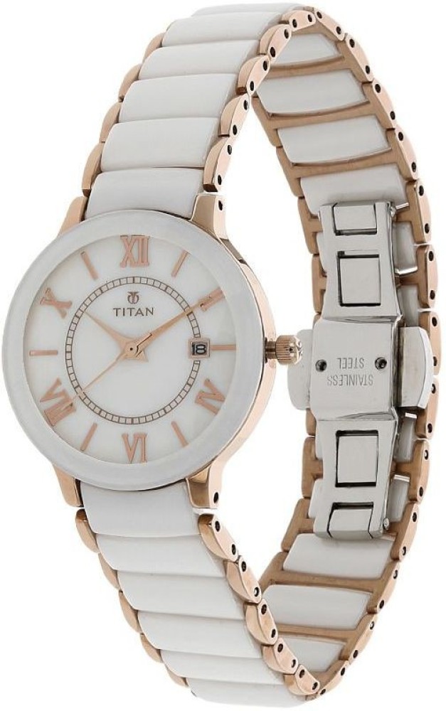 Titan NP95016WD02 Ceramics Analog Watch For Women Buy Titan