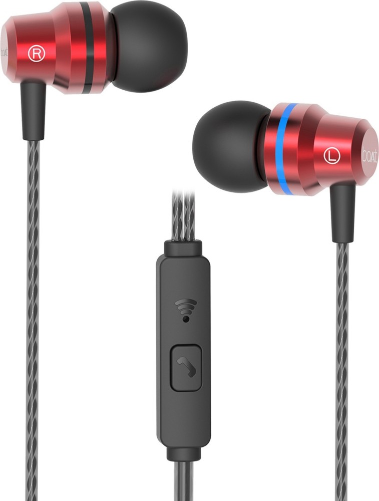 Boat earphones red colour new arrivals