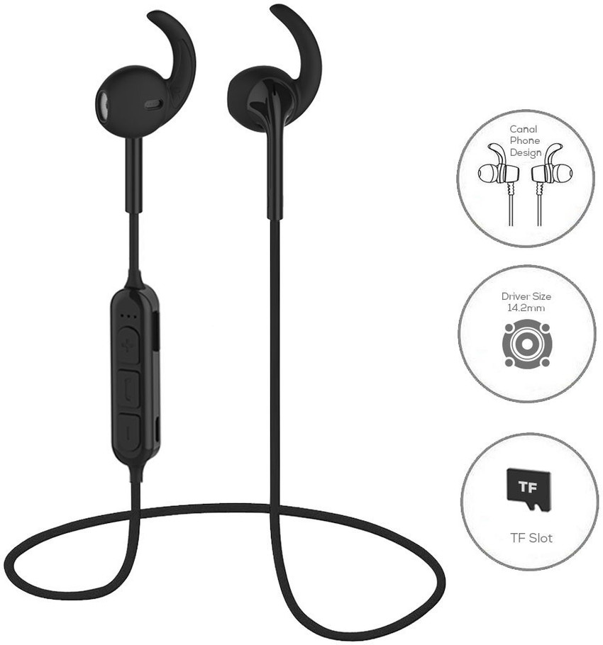 PTron Avento Pro v4.2 Sports Earbuds With TF Card Reader Bluetooth