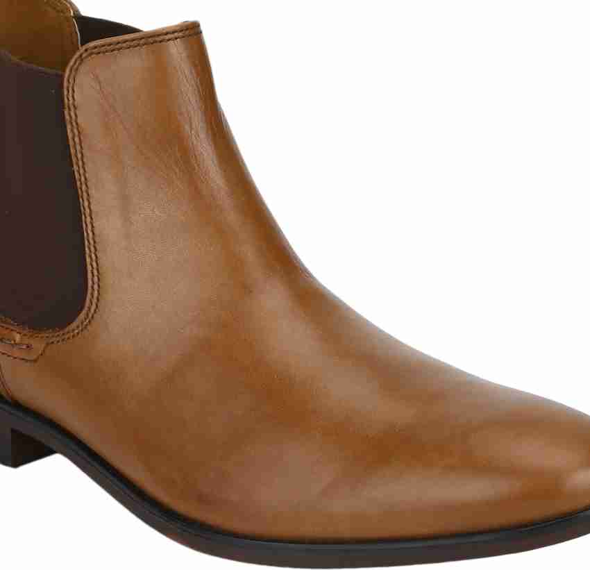 Red tape best sale tan chelsea boots