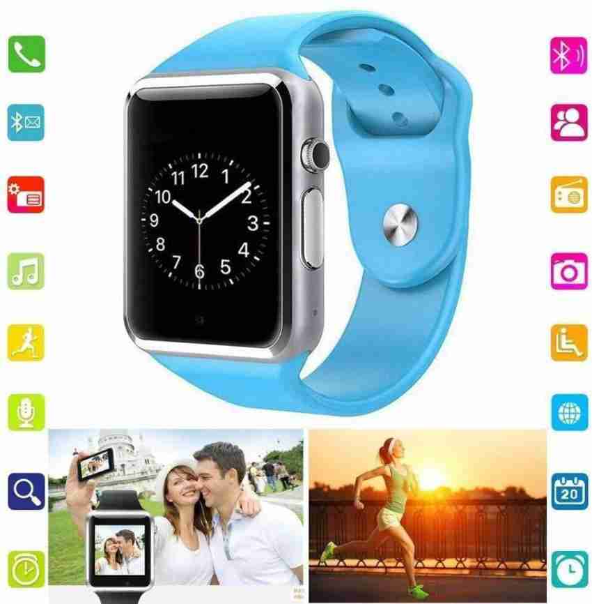 PIQANCY A1 Blue Smart watch with camera Smartwatch Price in India
