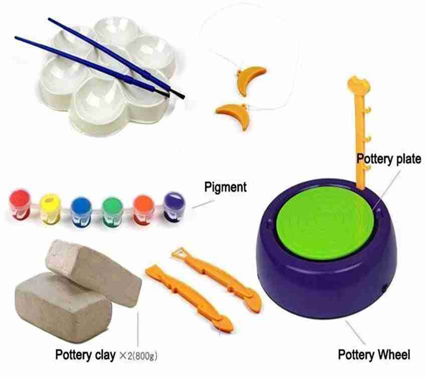 Pottery Wheel Clay Pot Making Machine Game with Colors and