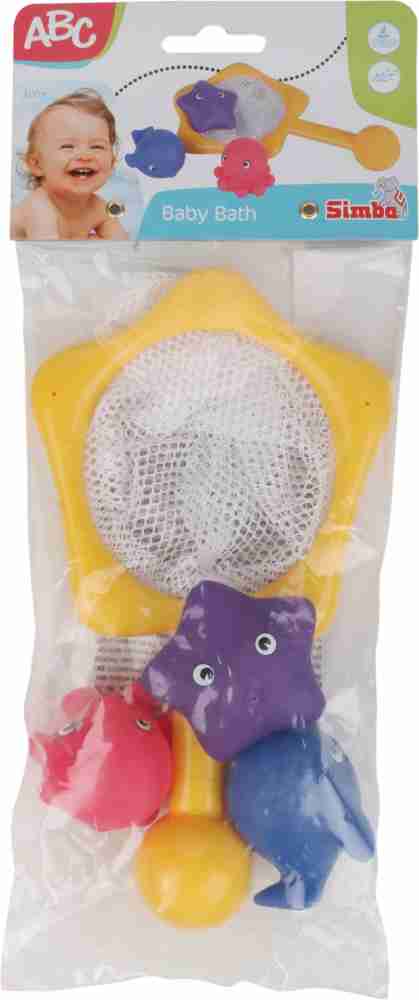 SIMBA Abc Fishing Net with 3 Pcs Vinyl Squirt Animals Bath Toy - Abc Fishing  Net with 3 Pcs Vinyl Squirt Animals . Buy Net toys in India. shop for SIMBA  products